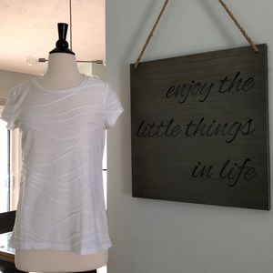 Simply Vera / Vera Wang White top Size S